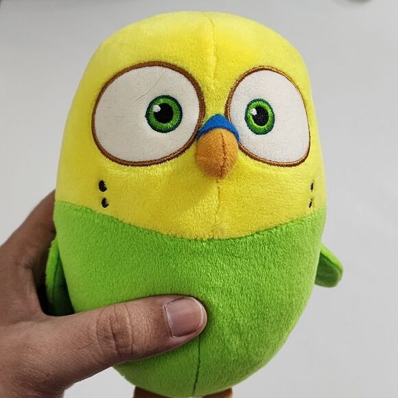 Yellow and Green Plush Bird Toy Ty Beanie Baby Sweetpea Secret Life of Pets - Picture 4 of 10